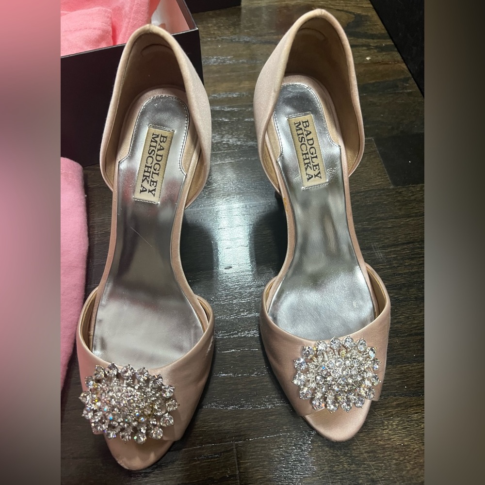 Badgley Mischka Caitlin Pump Size 7:5. like new only wore once